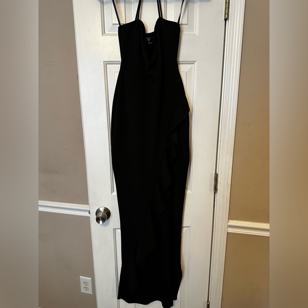 Tiffany Sleeveless High Slit Formal Dress